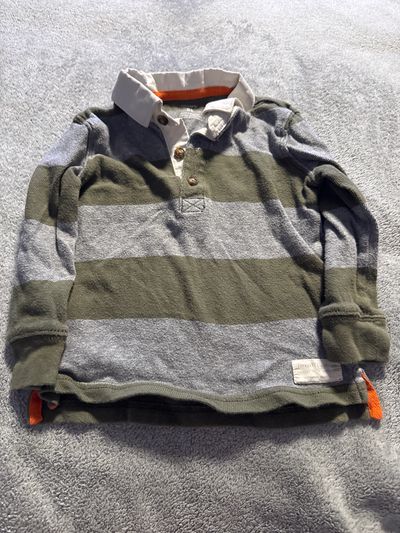 Carters Collar rimmed long sleeve shirt 2T