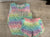 Wonder Nation 2 piece set mermaid print 2 piece tank & shorts xs 4/5 5T