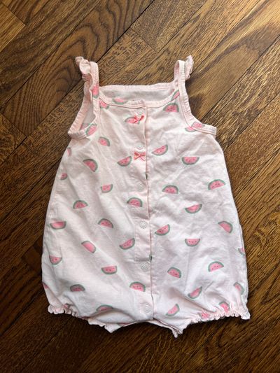 Carters watermelon romper  9 Months