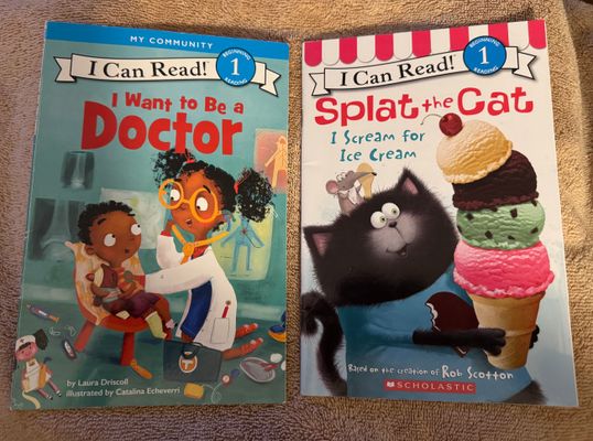 I Can Read- Beginning 1 I want to Be A Doctor & I Scream for Ice Cream 2pk