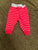 Carters Red and grey pants 9 Months