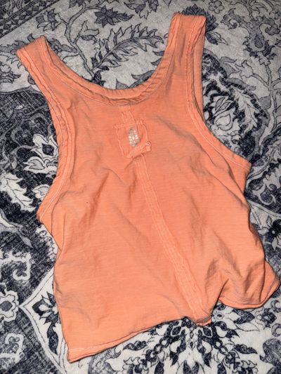 Free People Movement Pastel orange cropped tank top Women's - XS