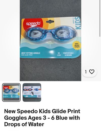 Brand new speedo goggles