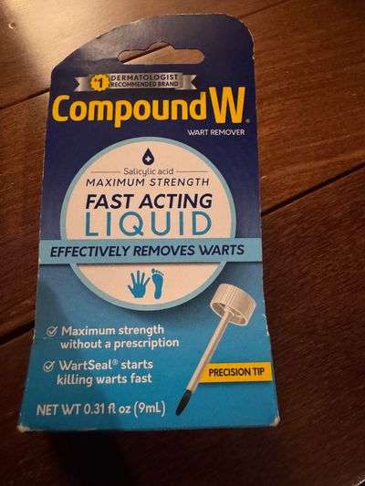 Brand new compound W wart removal