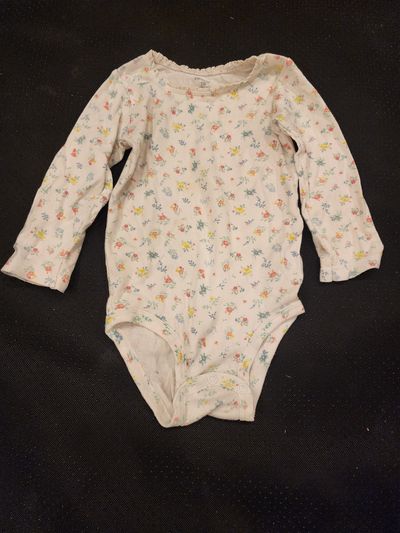 Carter long-sleeve bodysuit  floral 12-18 Months