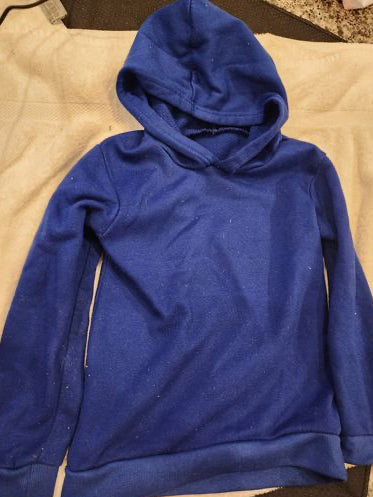 Blue fleece hoodie Blue fleece hoodie 6T/6