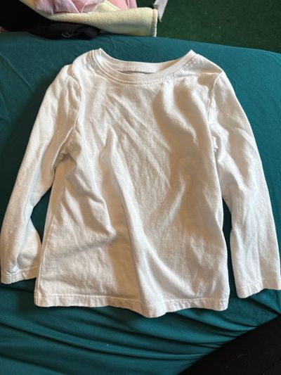 Old navy White long sleeve shirt 3T