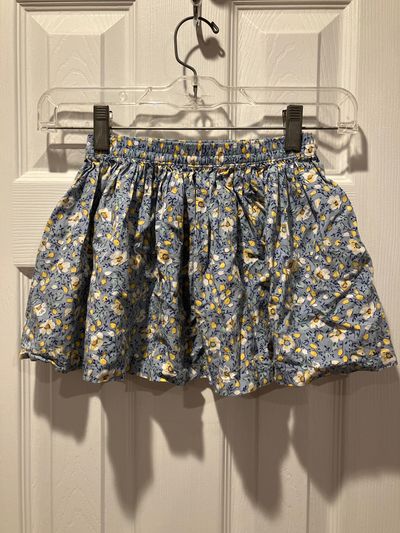 Oshkosh Blue/yellow/white floral skirt 5T