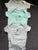 Carters set of three onesies with elephants  6-9 Months