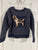 Kitestrings Toddler sweater with a dog motif 4T