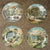 Currier and Ives Vintage Japan Currier and Ives Four Seasons set of 4 Decorative