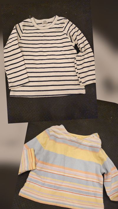 Baby gap, Uoou 2 piece long-sleeve striped shirts 12-18 Months