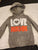 hoodie jacket hoodie jacket features a "LOVE" graphic with "RUTGERS" 6T/6