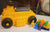 CAT Mega Bloks Riding Truck With Building Blocks
