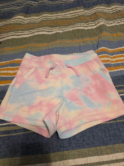 32 Degree Cool Size 5/6 Pink/ Blue Tie Dye Shorts 5T