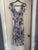 Charlotte Russe white dress purple flowers sheer overlay mini underneath Junior S - 3