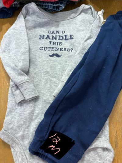 Carters Cuteness ls outfit 12 Months