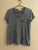 T.LA Gray Heather Strawberry Soft Tshirt Women's - M