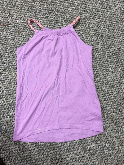 Oshkosh Purple tank w rope spaghetti straps 6T/6