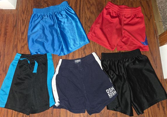 2T/24M Set of 5 Boys Shorts  2T