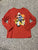 Wonder nation Boys orange long sleeve shark drums cats 10-12