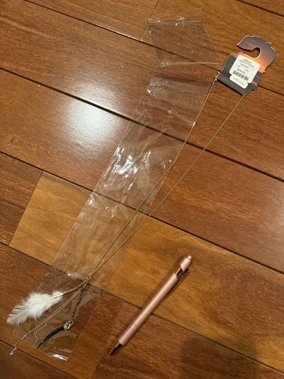 Brand new from urban outfitters long necklace Retail $24 pen to show size
