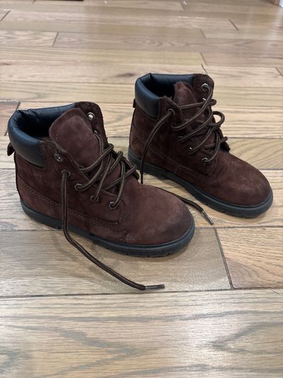Sperry Top Sider brown boots Brown leather 11 (Lil' Kid)