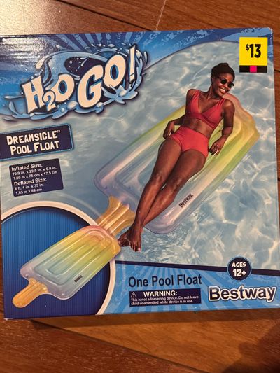 Brand new H2O Go creamsicle float
