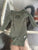 Gerber olive green tiger long sleeve onesie 6-9 Months