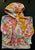 Cat and Jack Size 6/7 - pink and orange tie-dye zip up hoodie 6T/6