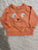 Kids Headquarters Orange cat sweater 12 Months