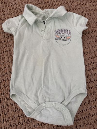 Star Wars collared Grogu onesie  18 Months