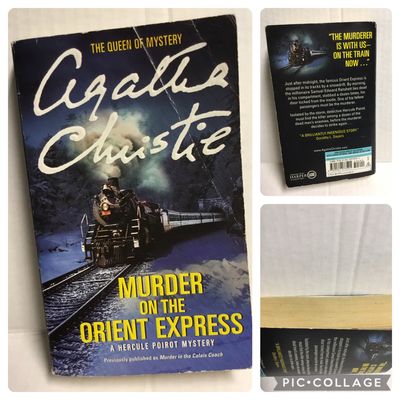 Murder on the orient express Agatha  Christie Soft cover,crease in cover,315 pages used condition