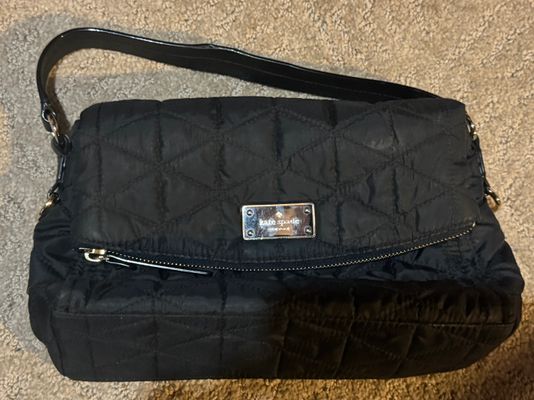 Kate Spade Kate Spade Purse. Black with zippers. No long strap