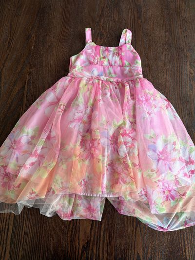 Floral dress size 4/5  4T