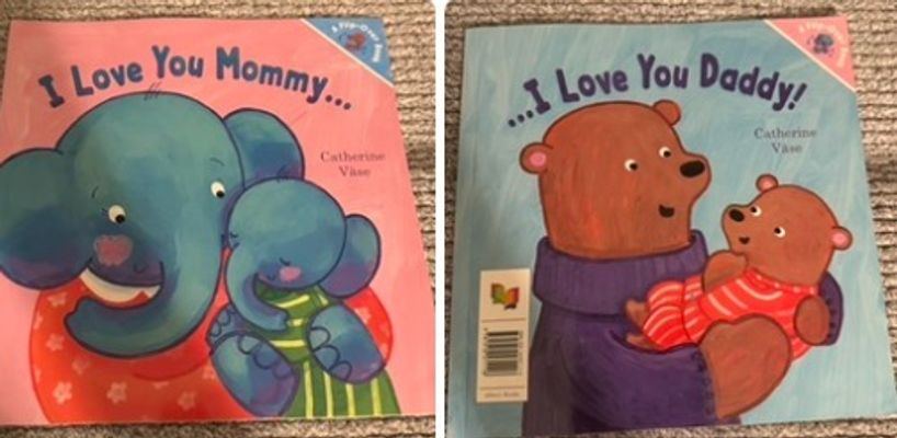 Albury Books- 2 Books in 1 I Love You Mommy. I Love You Daddy