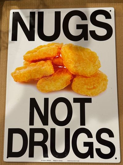 Nugs not drugs wall hanging Nugs not drugs wall hanging