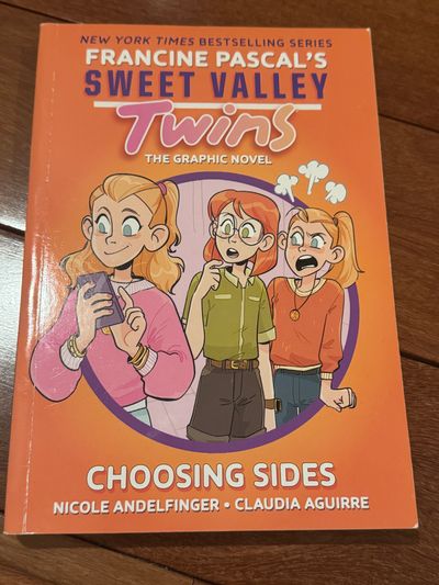 New Sweet Valley twins graphic novel choosing Sides book