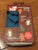 Brand new from target so yummy Bella 2 chocolate Molds winter scene, green and red molds