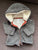 Carters 6 months fleece lined dark grey zip up with Sherpa hood 3-6 Months