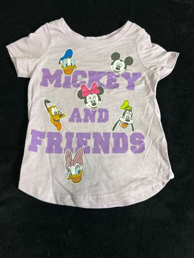 Disney purple Mickey and friends short sleeve 3T