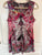 Apt 9 sleeveless top Main colors- pink black white Women's - S