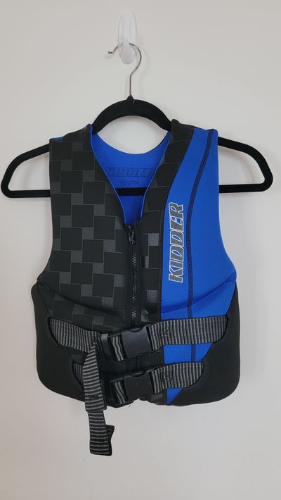 Kidder Life Jacket-weight 50-90 lbs/chest size 25-29-uscg approved