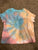 Old Navy tie-dye top short sleeve shirt  12-18 Months