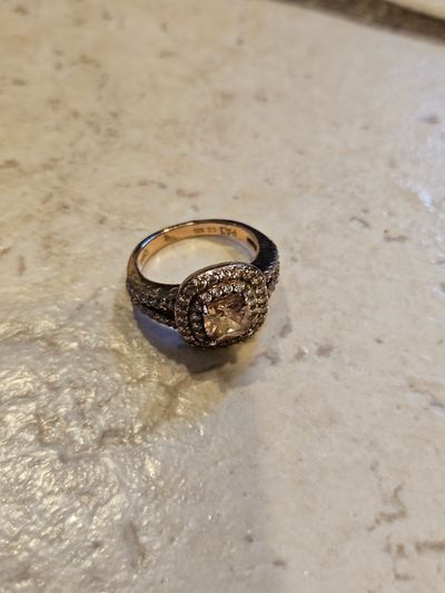 Small Ring with Clear Stones