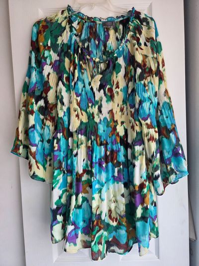 Ninety clothing co long sleeved sheer shirt  Women's 1X