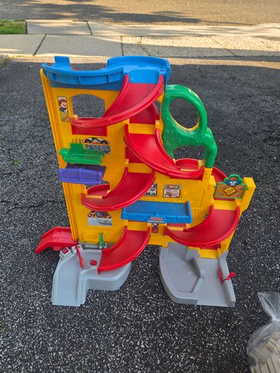 Fisher price car ramp Has some marker marks