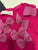 NEW - Lanvin Petite - fushia top with bows size 4 4T