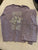 Carters size 14 long sleeve pjs Purple silver and white dance all night sleep all day 14-16