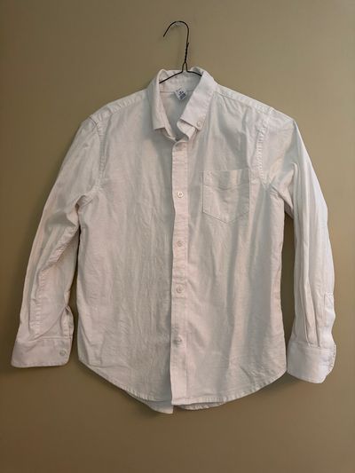 Gap White Oxford Longsleeve 10-12